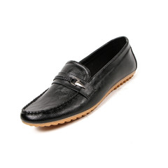 Office leathers man shoes isolated on white