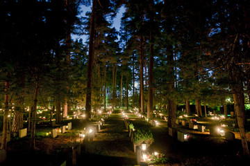 Cemetary in Stockholm Sweden
