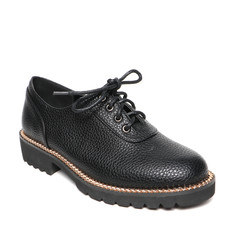 Women's demi-season shoes leather isolated on white background