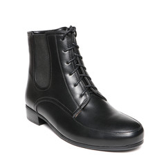 Women's demi-season shoes leather isolated on white background