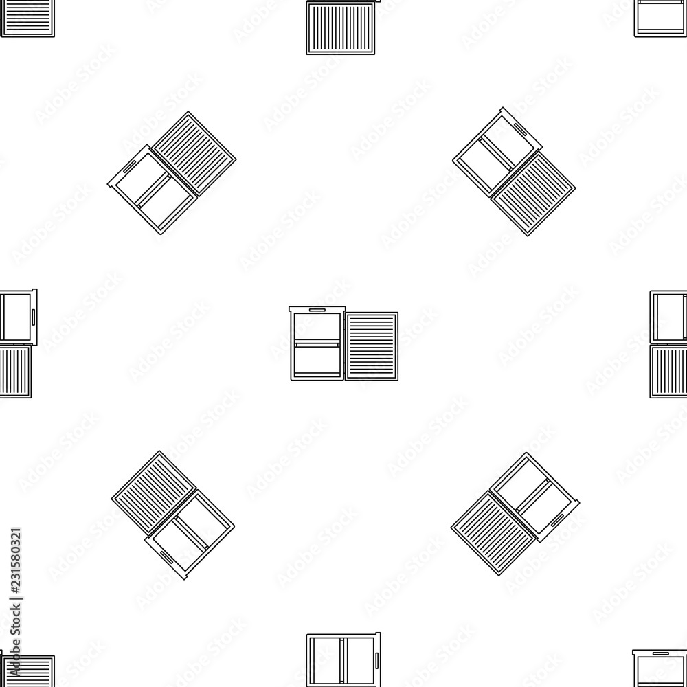 Poster fridge pattern seamless vector repeat geometric for any web design