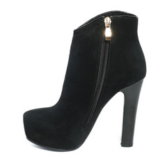 Women's demi-season shoes leather isolated on white background