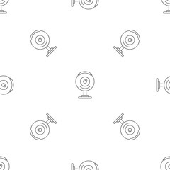 Web camera pattern seamless vector repeat geometric for any web design