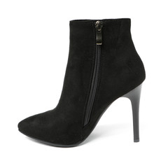 Women's demi-season shoes leather isolated on white background