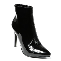 Women's demi-season shoes leather isolated on white background