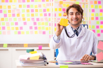 Male doctor with many conflicting prioritites 
