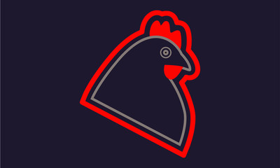 Fototapeta premium Chicken icon
