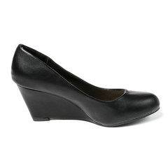 Women's toe and platform shoes isolated on white background