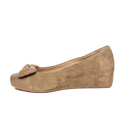 Women's toe and platform shoes isolated on white background