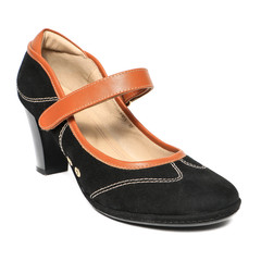 Women's toe and platform shoes isolated on white background