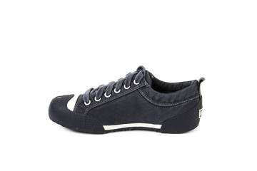 Office leathers man shoes isolated on white