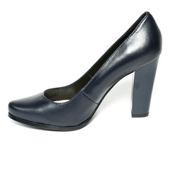 Women's toe and platform shoes isolated on white background