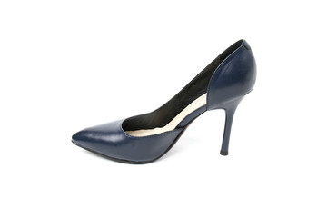 Women's toe and platform shoes isolated on white background