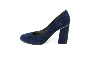 Women's toe and platform shoes isolated on white background