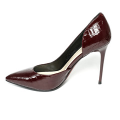 Women's toe and platform shoes isolated on white background