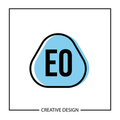 Initial Letter EO Logo Template Design Vector Illustration