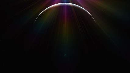 sunrise from planet orbit © aleksandar nakovski