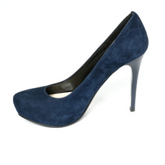 Women's toe and platform shoes isolated on white background