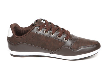 Cool sneakers shoe isolated on white