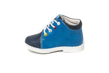 Teenager sneakers shoe isolated on white background