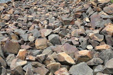 stones from rocks background