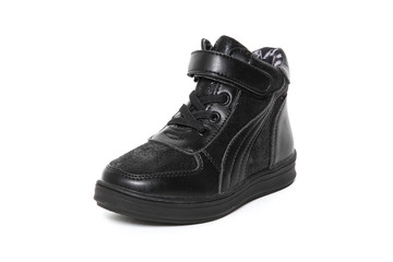 Teenager sneakers shoe isolated on white background