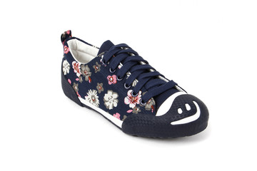 Women's sneakers shoes isolated on white background