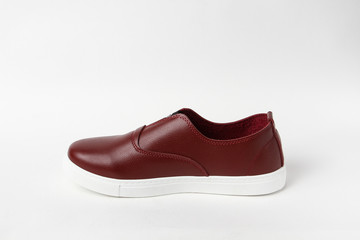 Cool sneakers shoe isolated on white