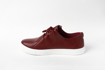 Cool sneakers shoe isolated on white