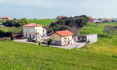 Fototapeta na wymiar Village of Santillana del Mar in northern Spain