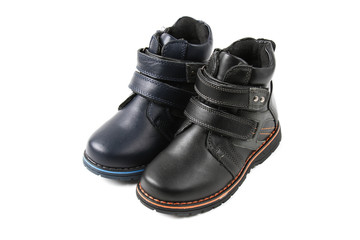 Baby Kid's modern sneakers shoe isolated on white background