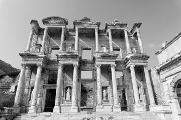 Obraz premium Ephesus ancient city, celcius library,