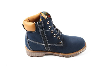 Baby Kid's modern sneakers shoe isolated on white background