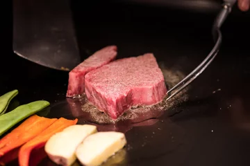 Gordijnen 鉄板焼き・ステーキ © naka