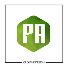 Initial Letter PA Logo Template Design Vector Illustration