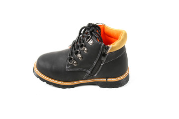 Baby Kid's modern sneakers shoe isolated on white background