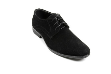 Men's leather fashion shoes isolated on white background