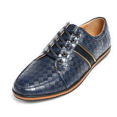 Men's leather fashion shoes isolated on white background