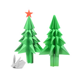 Origami Christmas tree