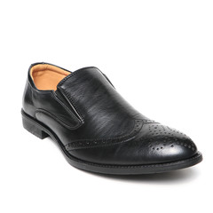 Men's leather fashion shoes isolated on white background