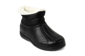 Rubber boots isolated on white background