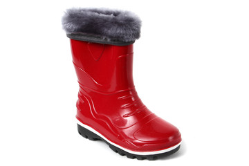 Rain boots universal isolated on white background