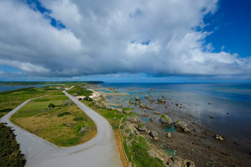 宮古島　東平安名崎の景色