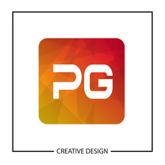 Initial Letter PG Logo Template Design Vector Illustration