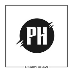 Initial Letter PH Logo Template Design Vector Illustration