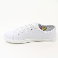 Women's demi-season shoes leather on white background