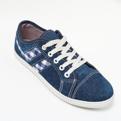 Women's demi-season shoes leather on white background