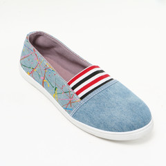 Women's demi-season shoes leather on white background