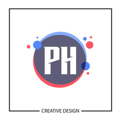 Initial Letter PH Logo Template Design Vector Illustration