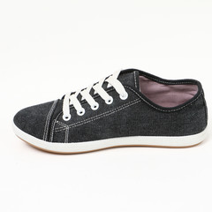 Women's demi-season shoes leather on white background